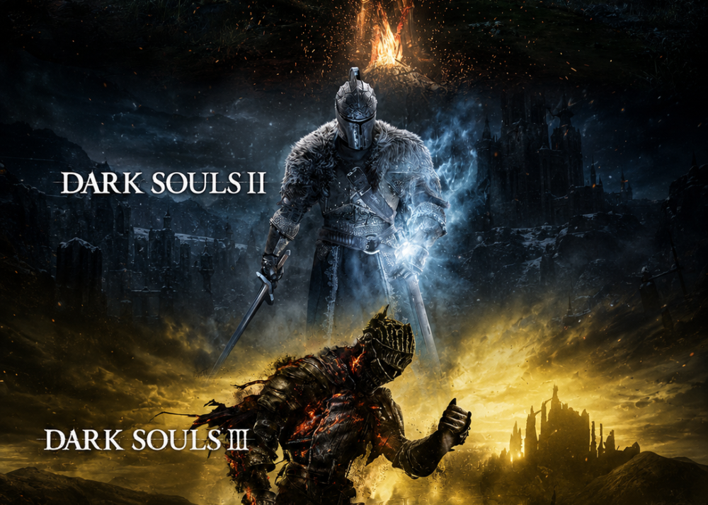 Mua Combo Dark Souls 1 + 2 + 3 chính hãng tại Deluxe Gaming. Trải nghiệm trọn bộ huyền thoại Soulslike với 3 thế giới Dark Fantasy đầy thử thách.