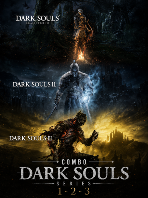 Mua Combo Dark Souls 1 + 2 + 3 chính hãng tại Deluxe Gaming. Trải nghiệm trọn bộ huyền thoại Soulslike với 3 thế giới Dark Fantasy đầy thử thách.