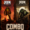 Mua Combo DOOM Eternal + The Dark Ages chính hãng tại Deluxe Gaming. Trải nghiệm hai siêu phẩm FPS với DOOM Slayer và những trận chiến địa ngục khốc liệt.