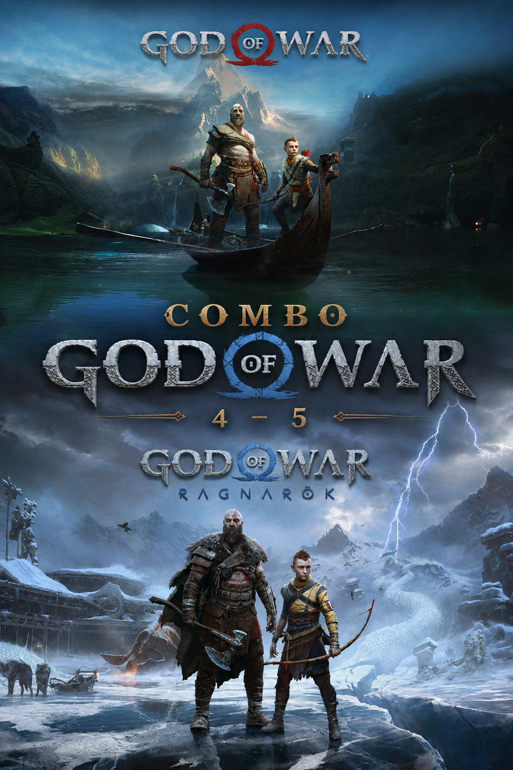 Combo God Of War 4+5 – Steam Key Online