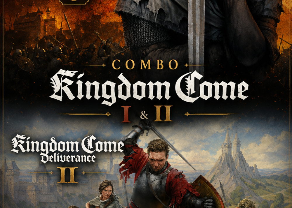 Mua Combo Kingdom Come: Deliverance I + II chính hãng tại Deluxe Gaming. Trải nghiệm trọn bộ hành trình Henry trong thế giới Trung Cổ chân thực.