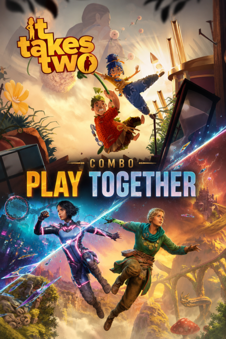 Mua Combo Play Together It Takes Two + Split Fiction chính hãng tại Deluxe Gaming. Trải nghiệm bộ đôi Co-op đỉnh cao cùng bạn bè và người thân.
