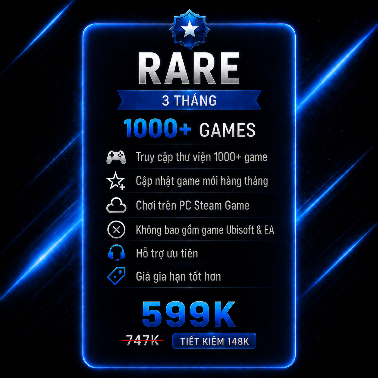 Rare Membership – Steam Offline