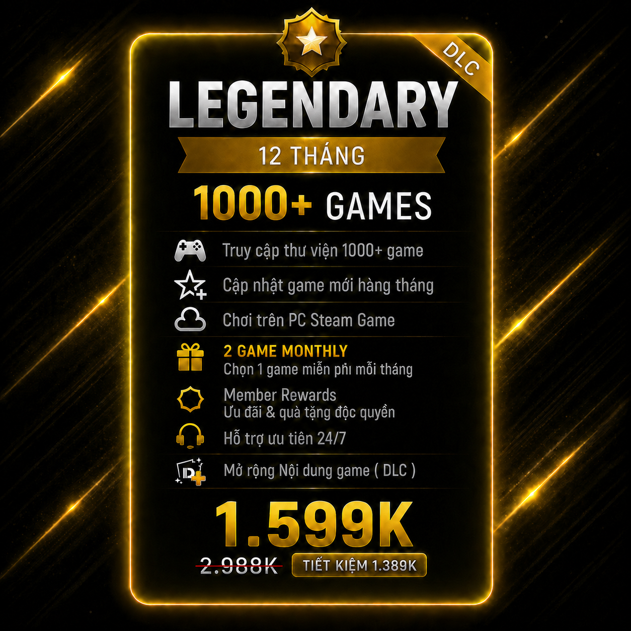 Legendary Membership – Steam Offline